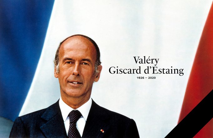 Valéry Giscard d’Estaing : décédé du covid-19 Valéry Giscard d’Estaing : décédé du covid-19